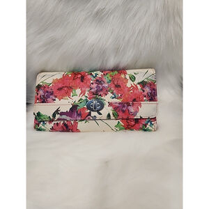 Floral All In One Long Wallet NEW, UNUSED, With a little Issues,read